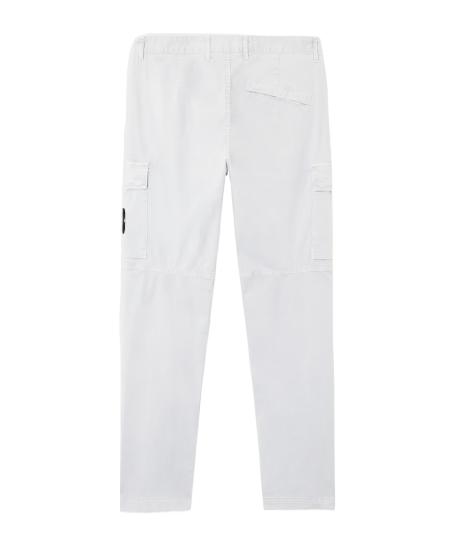 Stone Island Tapered Leg Cargo Trousers In Pearl Grey