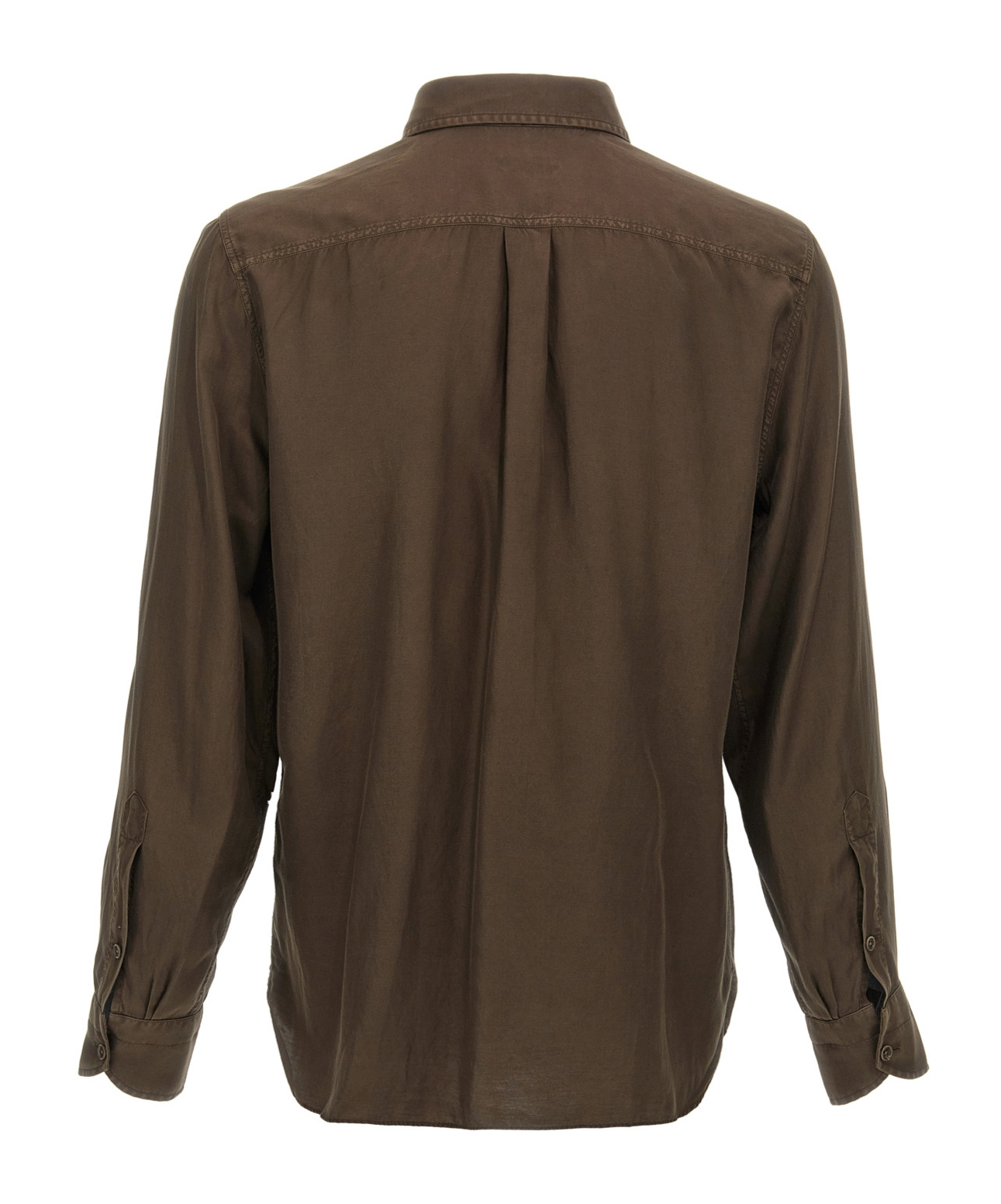 Shop Tom Ford Twill Shirt In Green