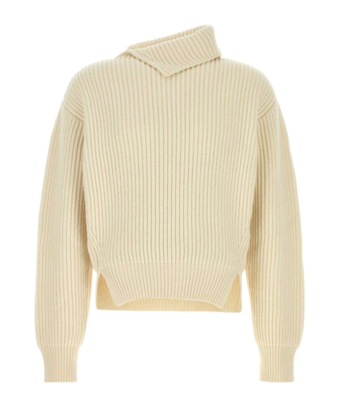 Jil Sander Long-sleeved Sweater In Multi