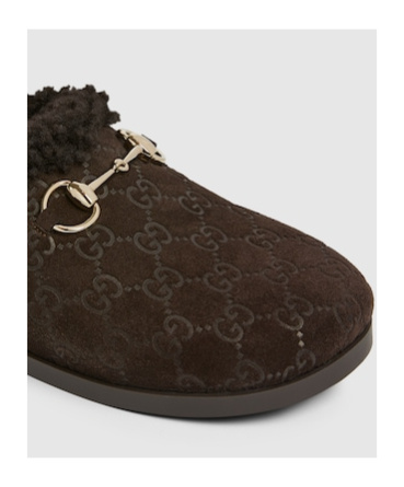 Gucci Damen-mules Mit Horsebit In Brown