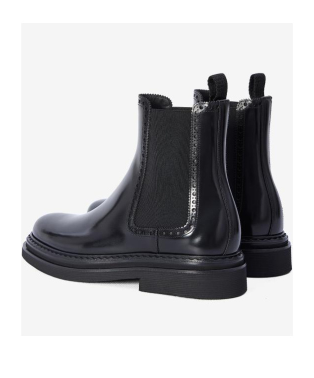Dolce & Gabbana Classic Ankle Boots In Brushed Calfskin Dolce E Gabbana In Black