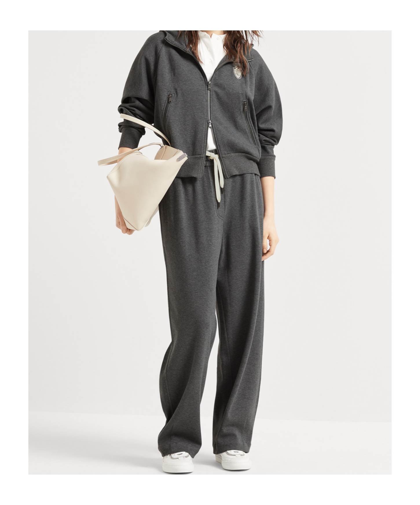 BRUNELLO CUCINELLI DRAWSTRING TRACK PANTS