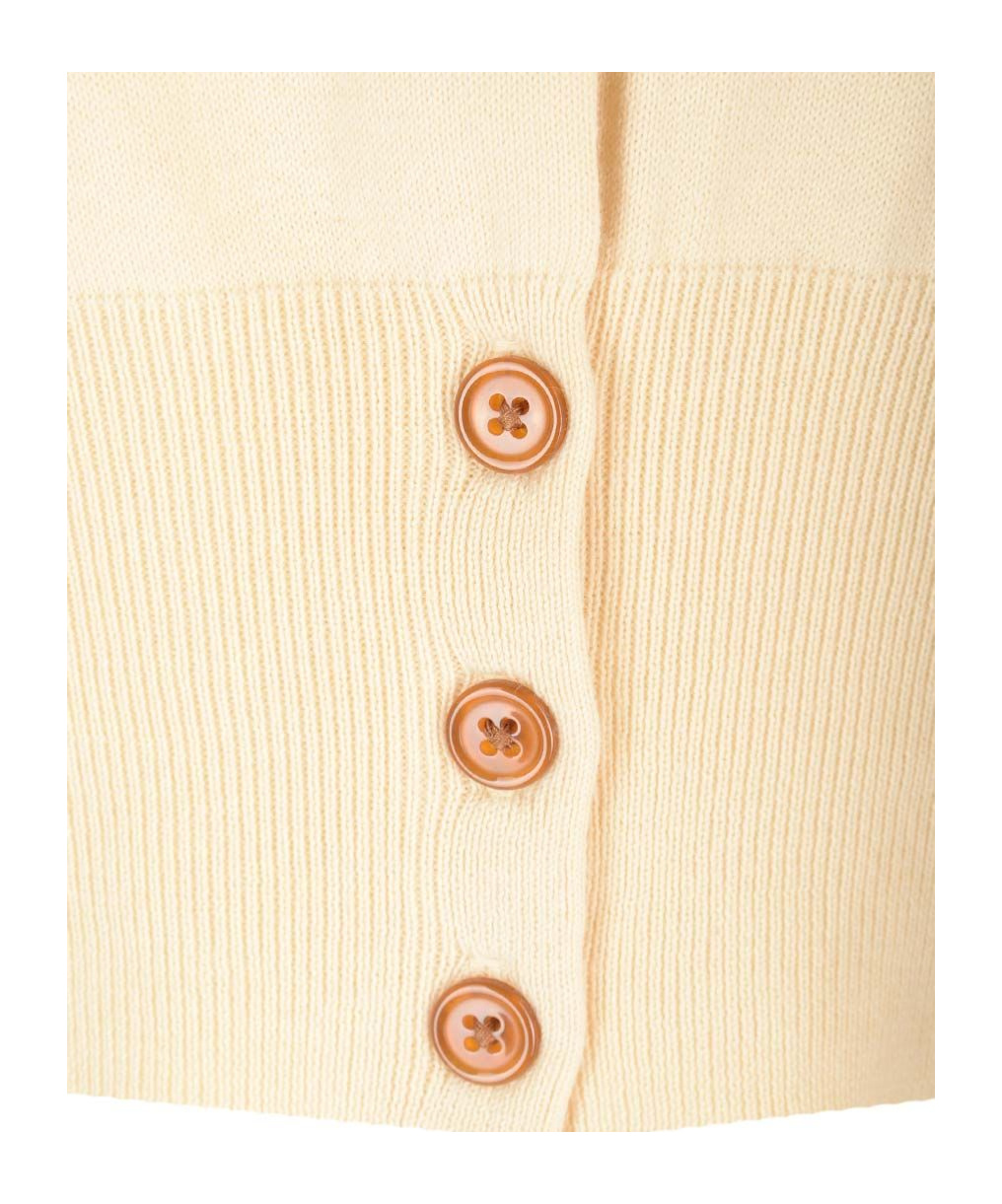 Shop Vivienne Westwood Bea Cardigan In Nude