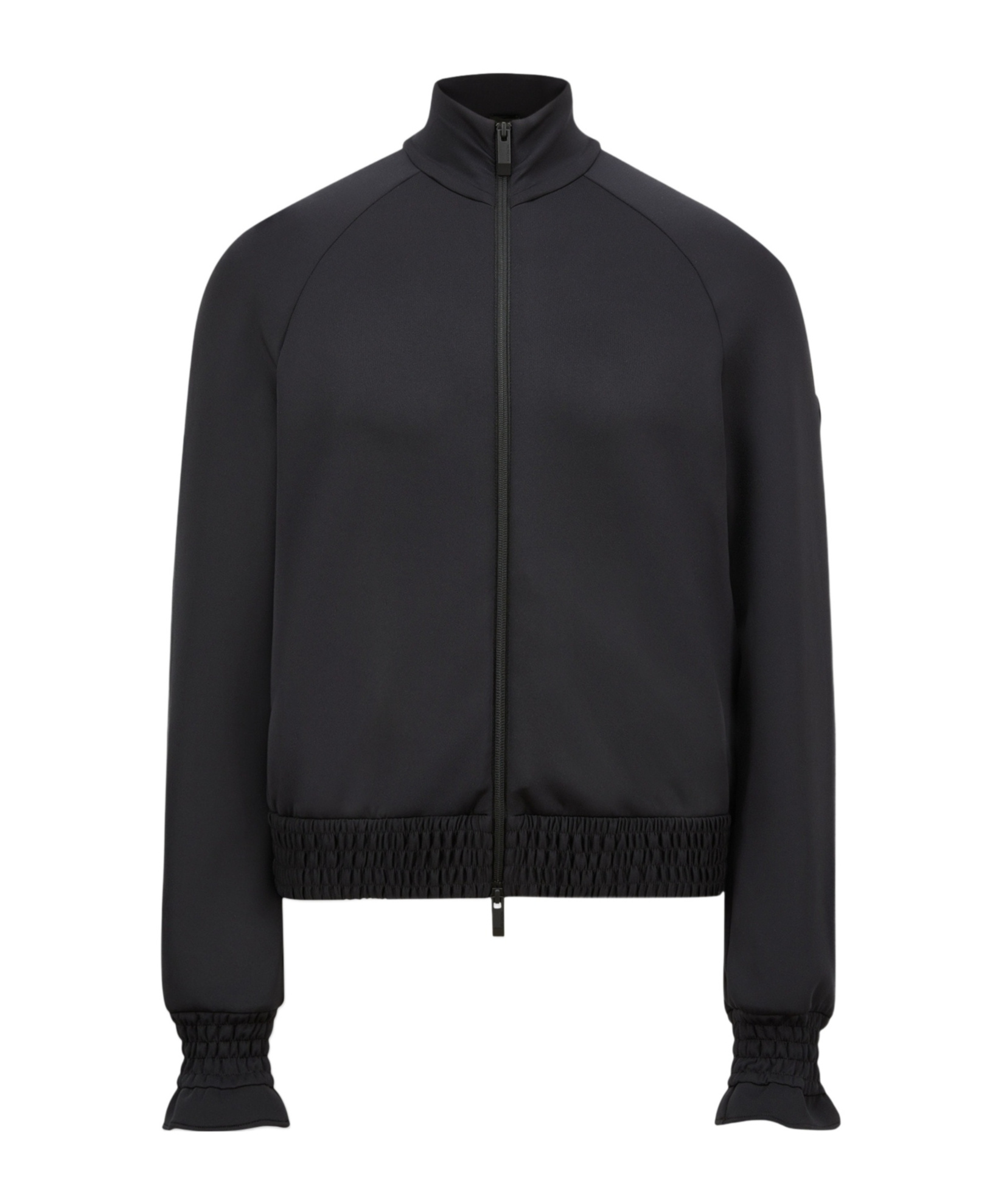 Moncler Black Stretch Polyester Sweatshirt In Black