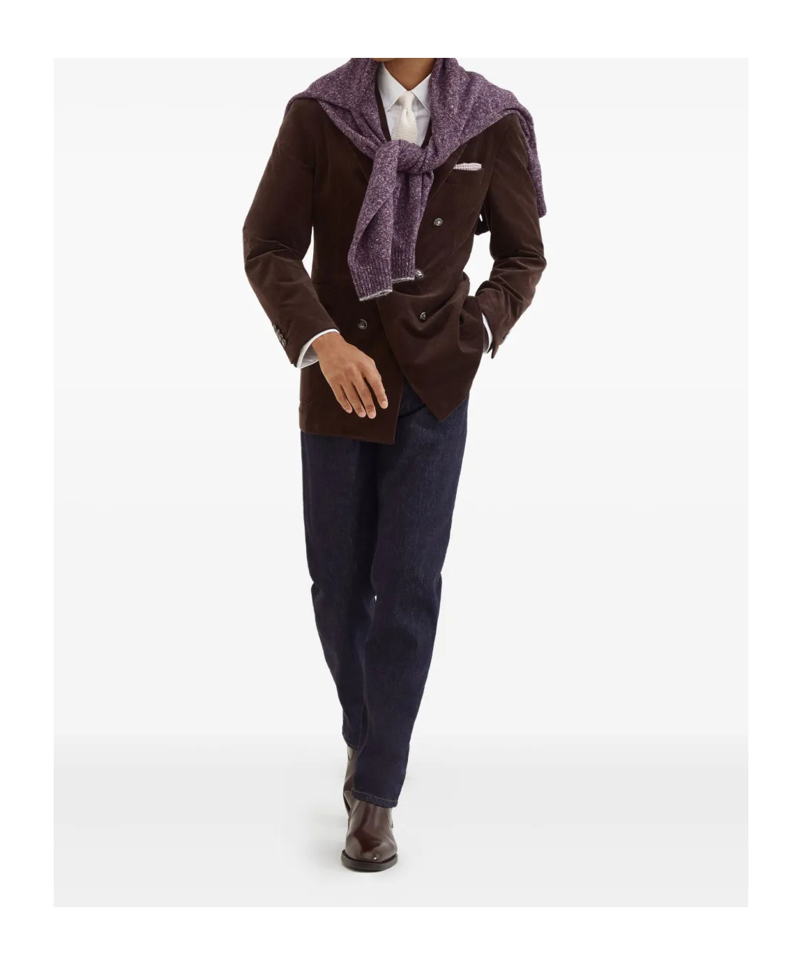 Brunello Cucinelli Men Iconic Fit Denim Cotton Jeans