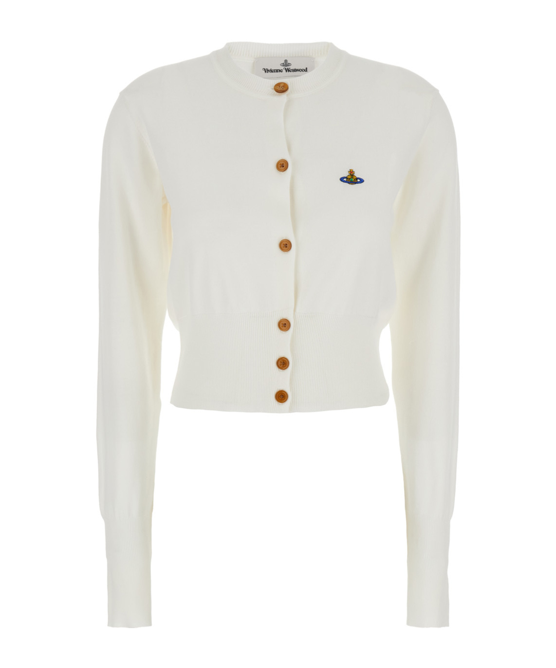 Vivienne Westwood Cropped Cardigan With Round Neck