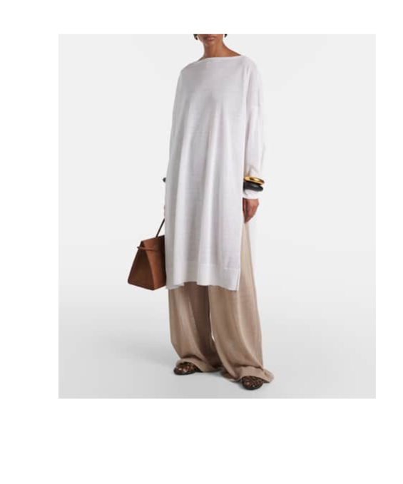 Alaïa Reclining Ballet Flats In Brown