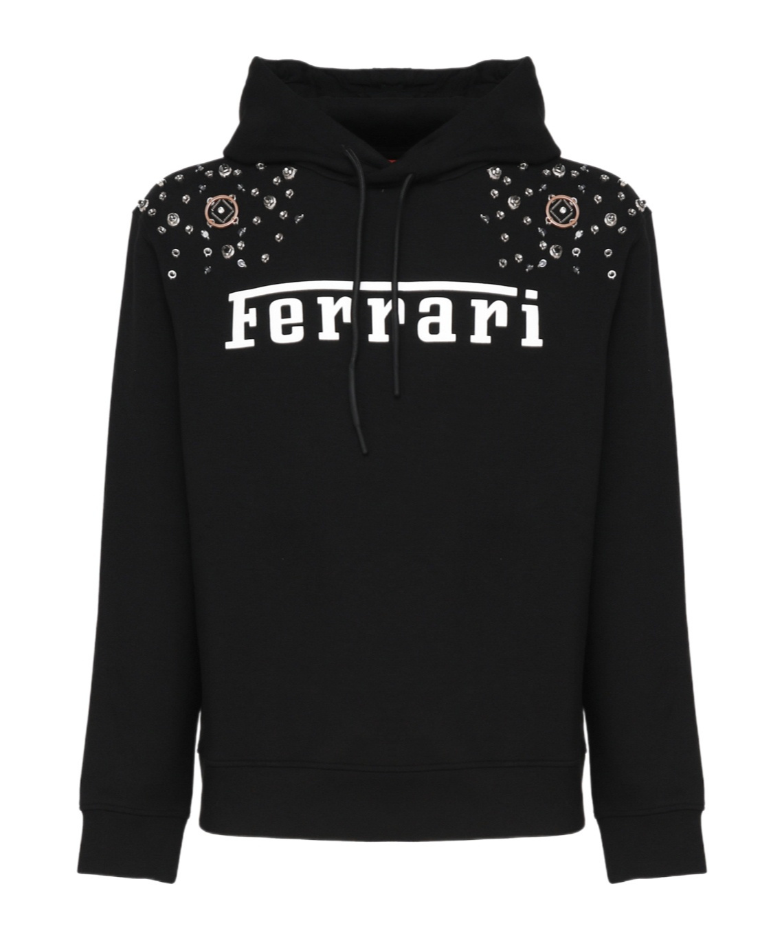 Ferrari Hooded Sweater In Black
