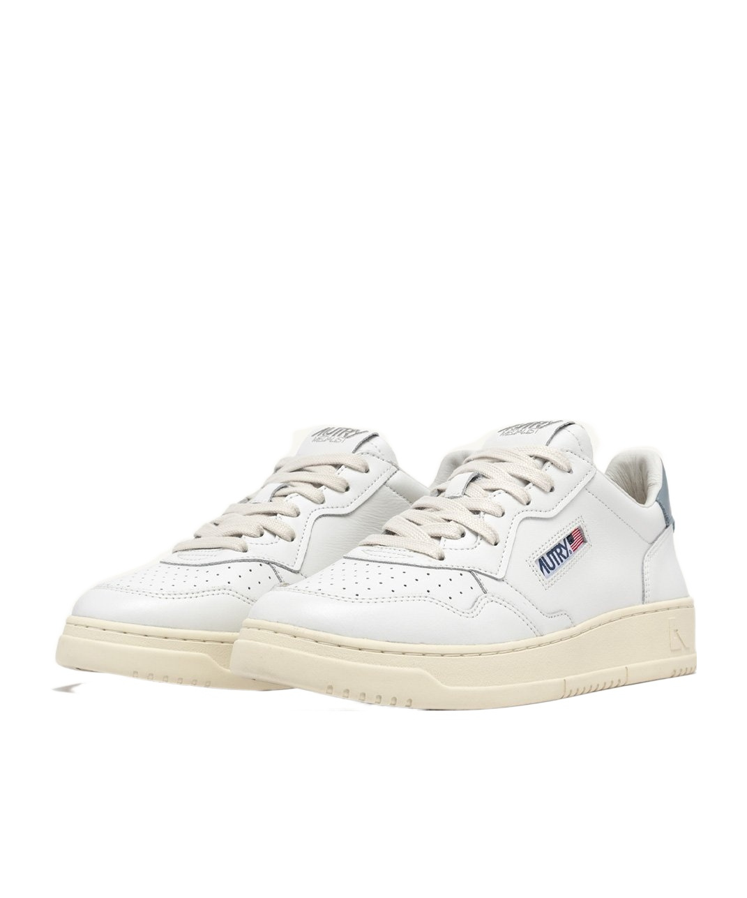 Autry Round Head Low-cut Casual Shoes In White