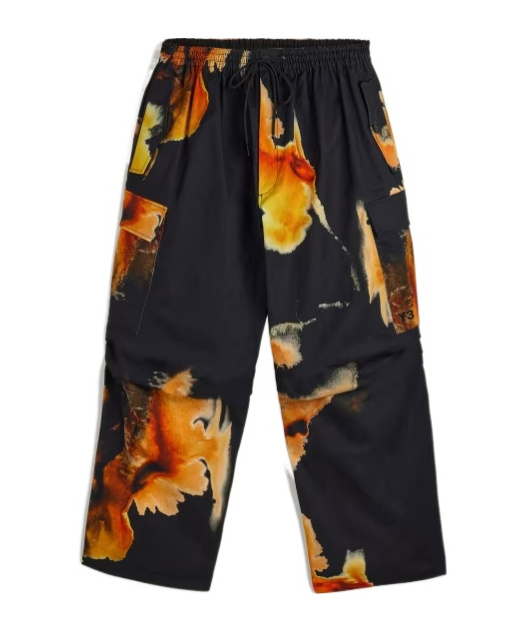 Y-3 Aop Ut Twill Overalls In Multi
