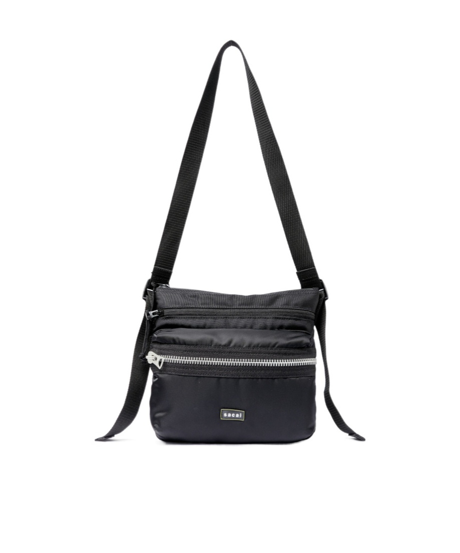 Sacai Pocket Sacoche In Black