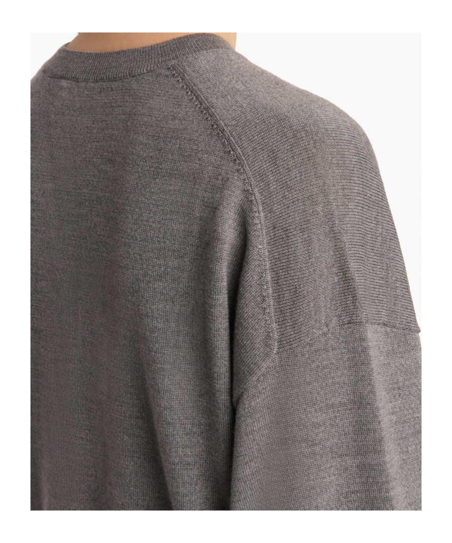 Khaite Darcy Wool Sweater In Gray