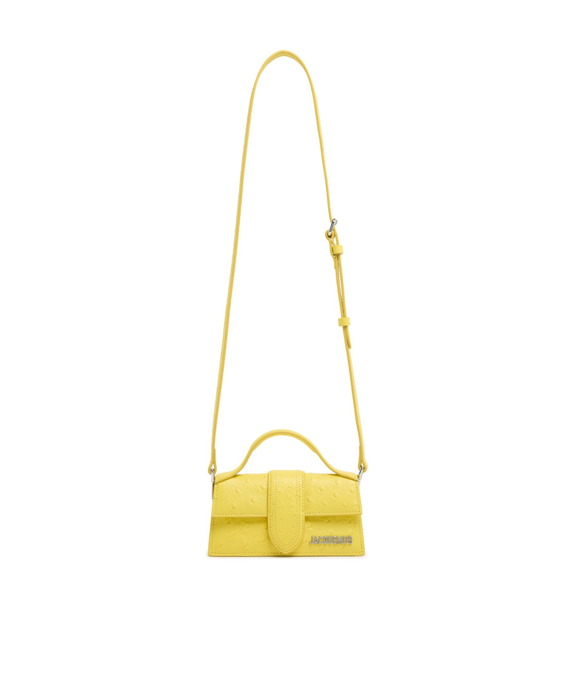 Shop Jacquemus Flip Shoulder Bag In Yellow