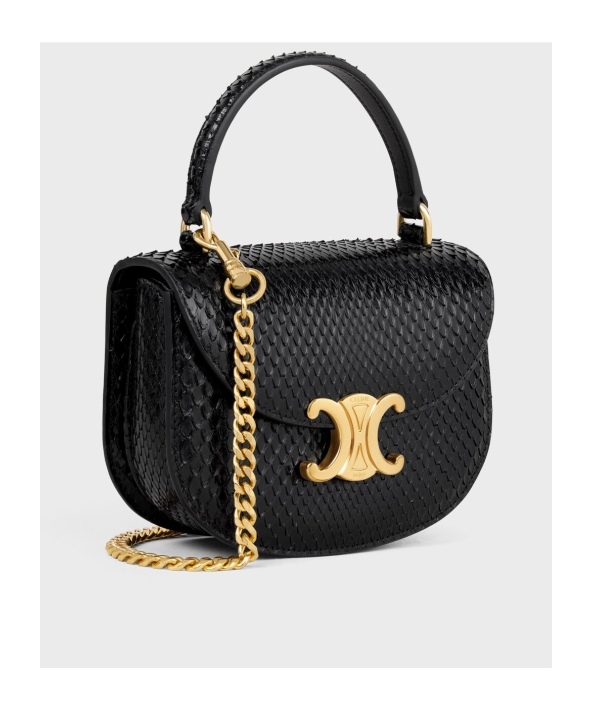 CELINE MINI CHAIN BESACE CLEA IN PYTHON