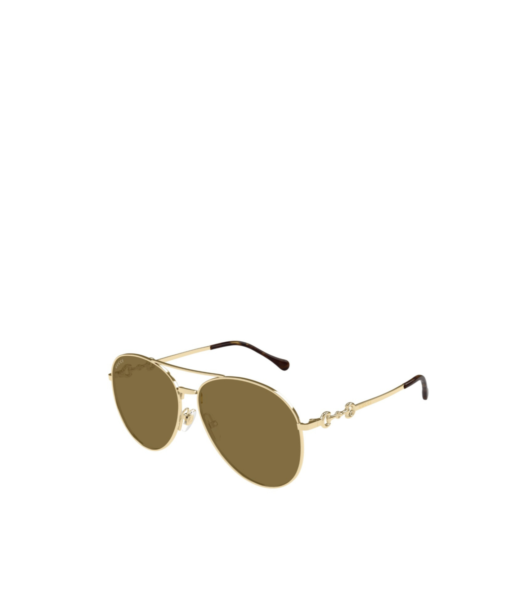 Gucci Horsebit-detail Sunglasses In Green
