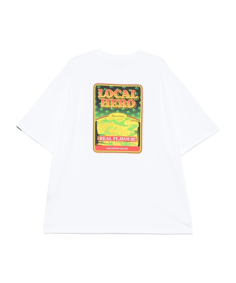 Martine Rose Short Sleeve T-shirt In White
