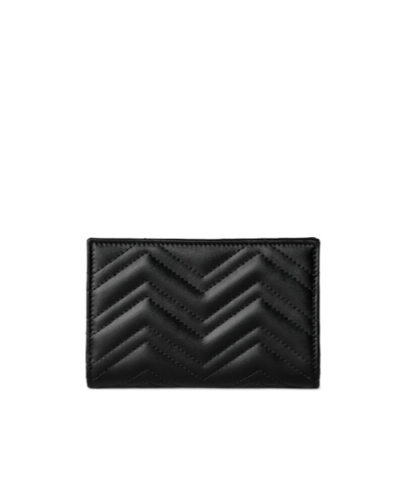 Gucci Gg Marmont Logo Wallet In Black