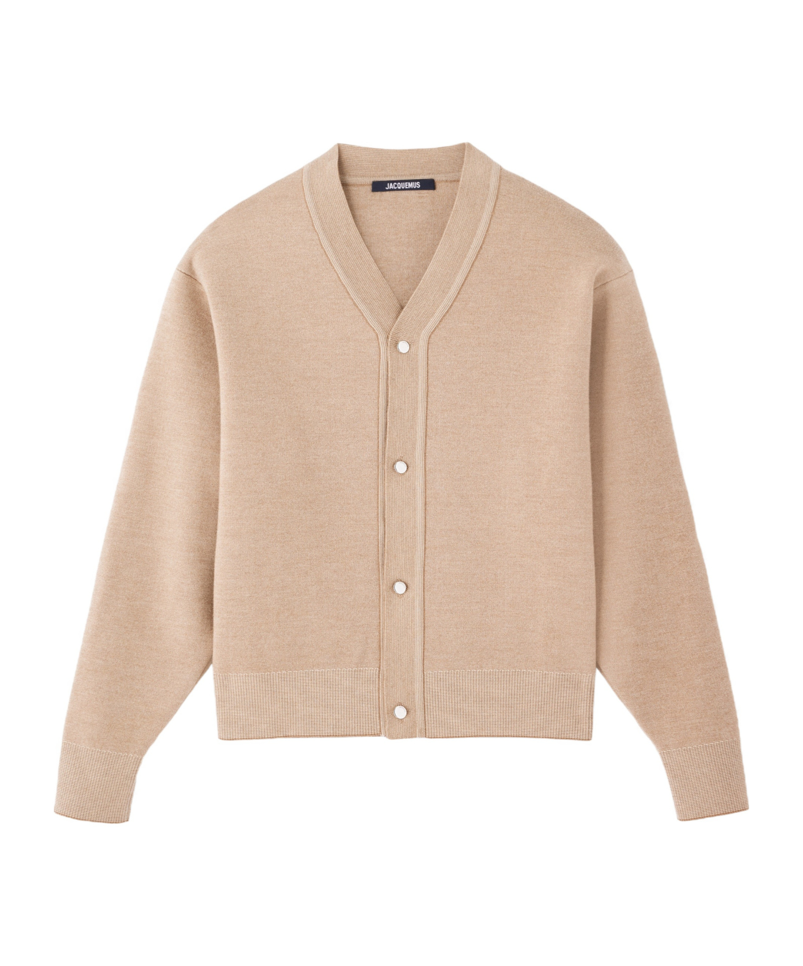 Jacquemus The Doppio Cardigan In Brown