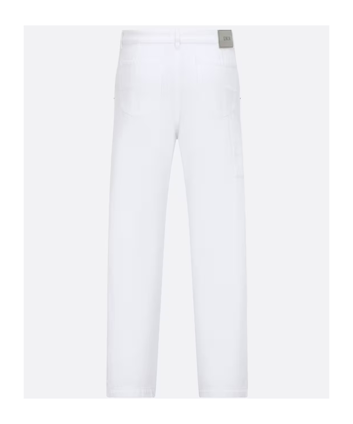 Dior Carpenter Style Jeans In White