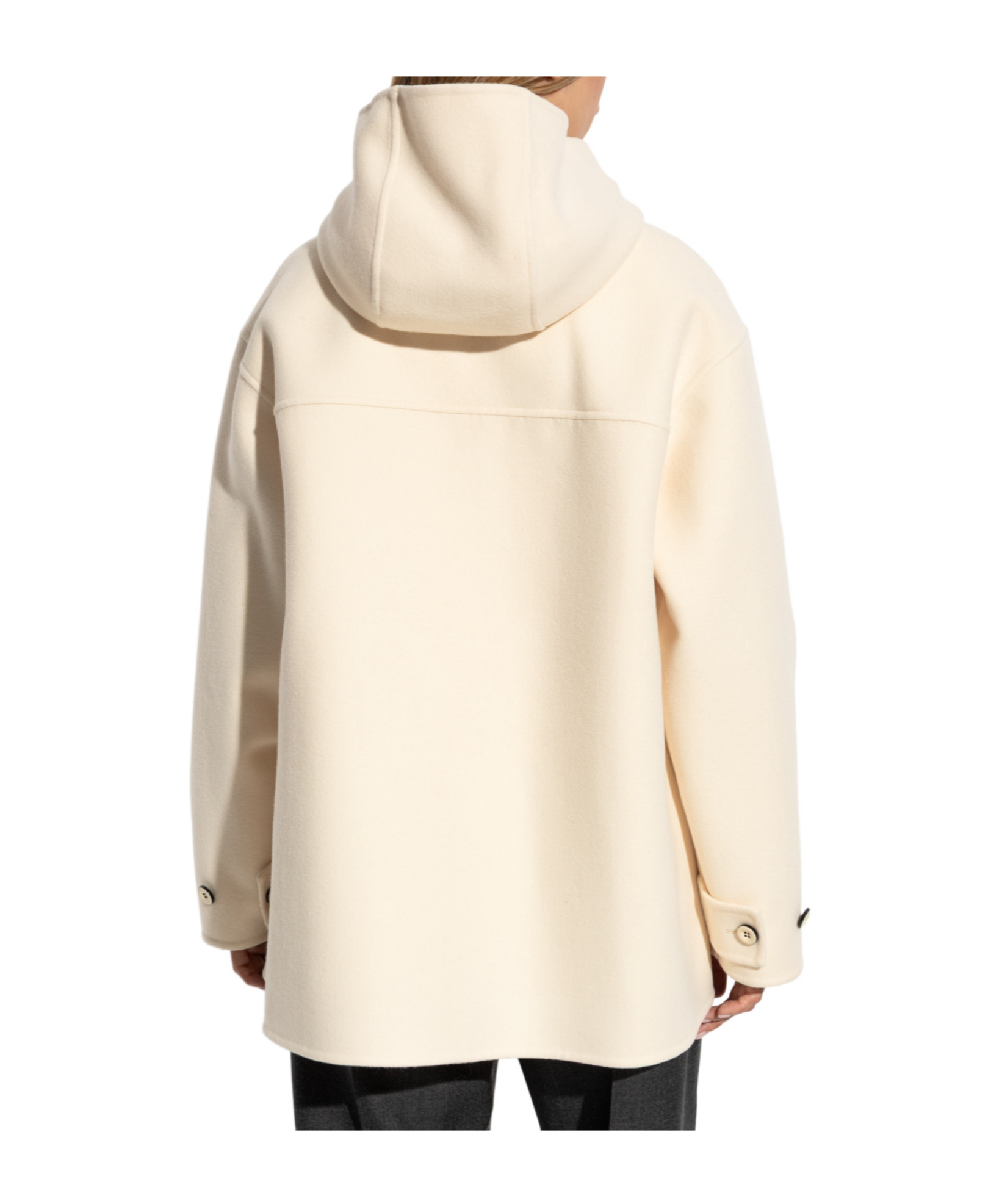 Jil Sander Hooded Jacket In Neutral