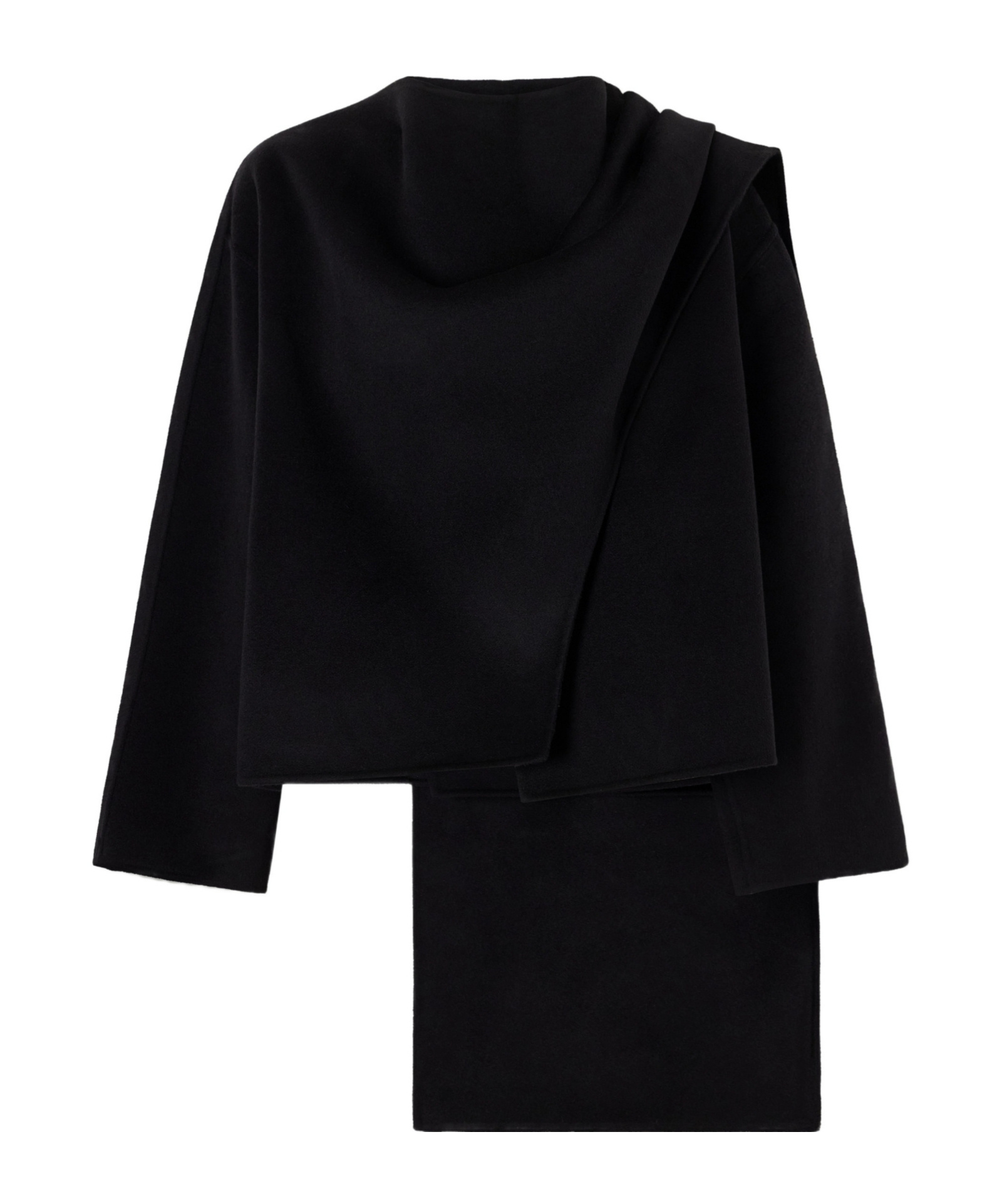Arch4 Cape-effect Jacket In Black