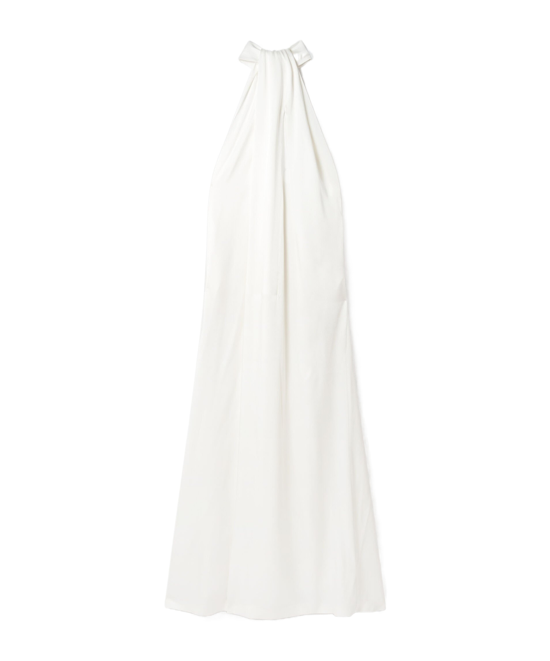 Stella Mccartney Halterneck Panel Maxi Dress In White