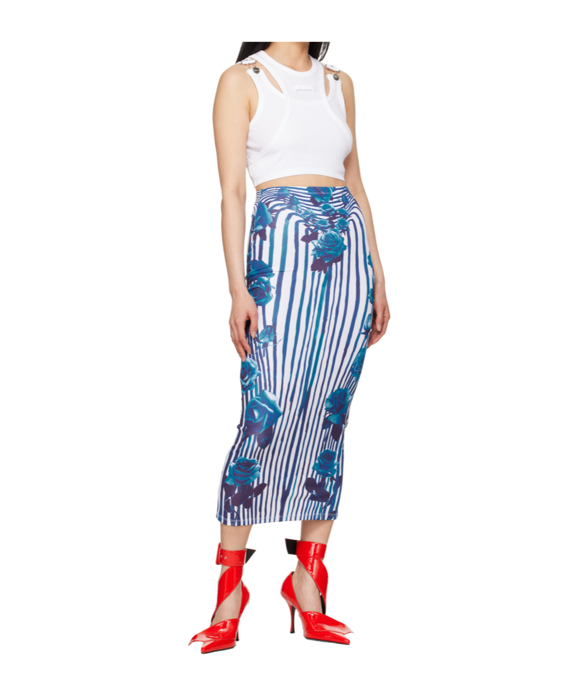 Jean Paul Gaultier Graphic Print Skirt