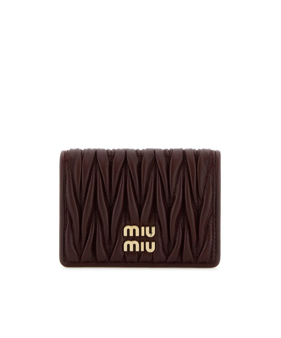 Miu Miu Logo-lettering Matelassé Cardholder