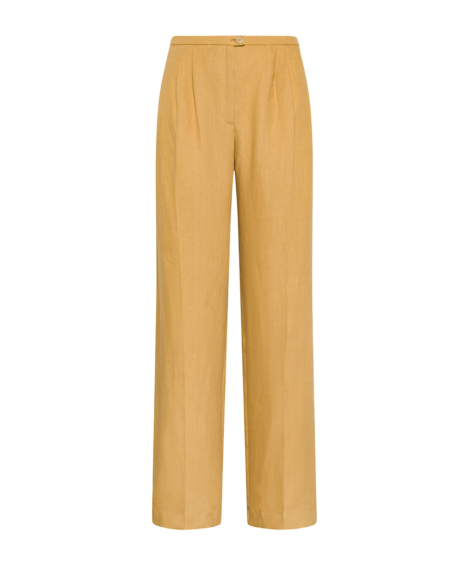 FORTE FORTE LINEN TROUSERS WITH PLEATS