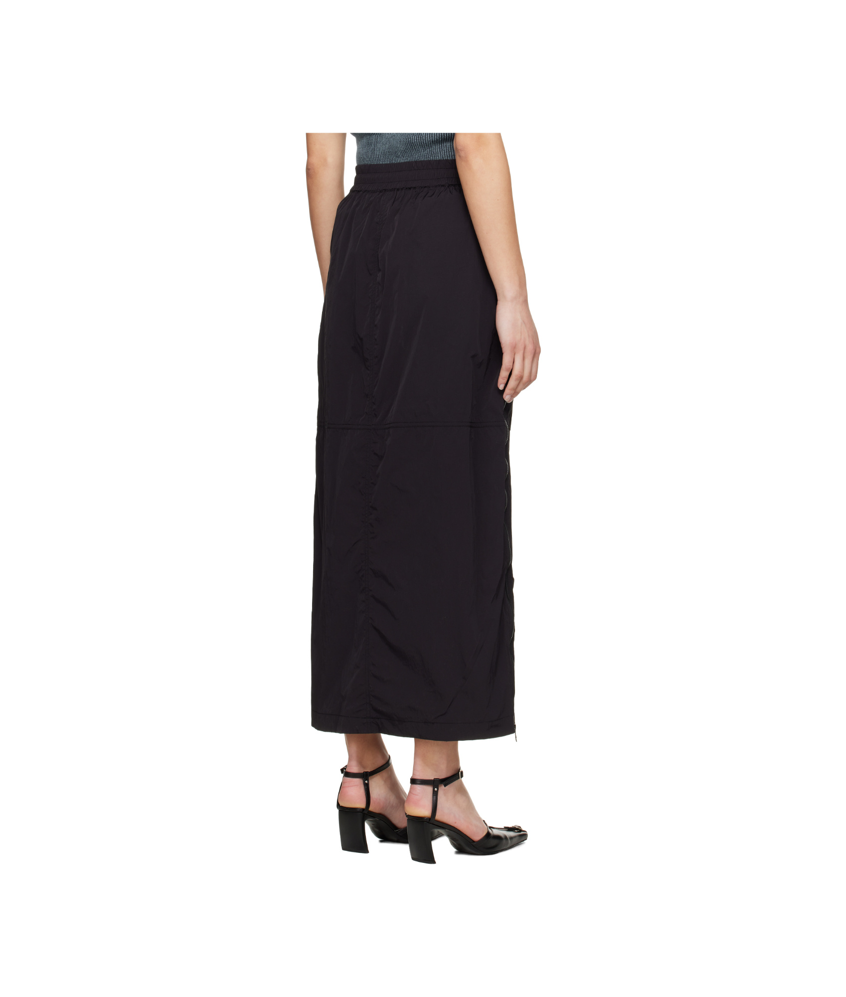 Diesel Black O-hazel-q3 Maxi Skirt In Black