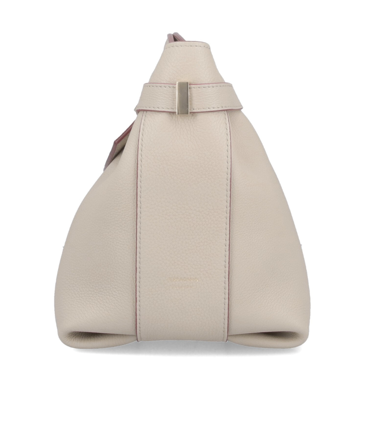 Shop Ferragamo 'hug Soft'large Crossbody Bag In Nude
