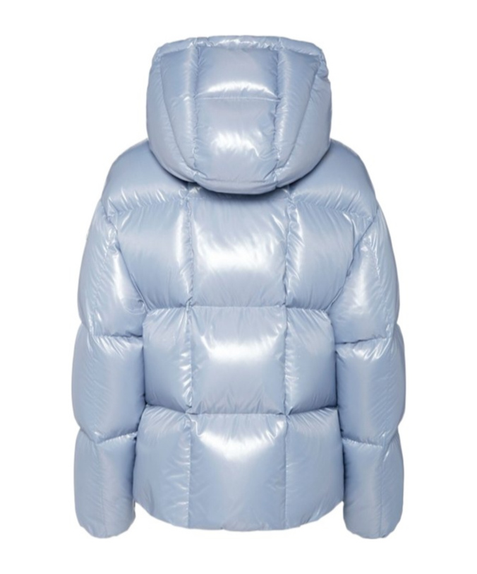Moncler Down Jacket In Blue