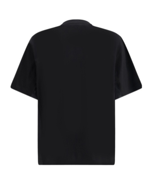 Sacai Short Sleeved Crewneck T-shirt In Black