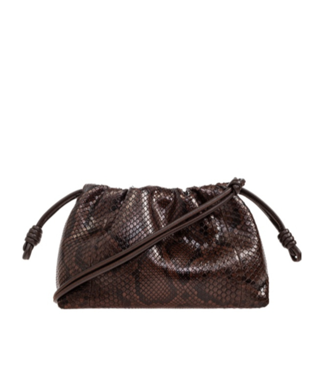 Loewe Small Cubi Anagram Jacquard Canvas And Leather Shoulder Bag In Black