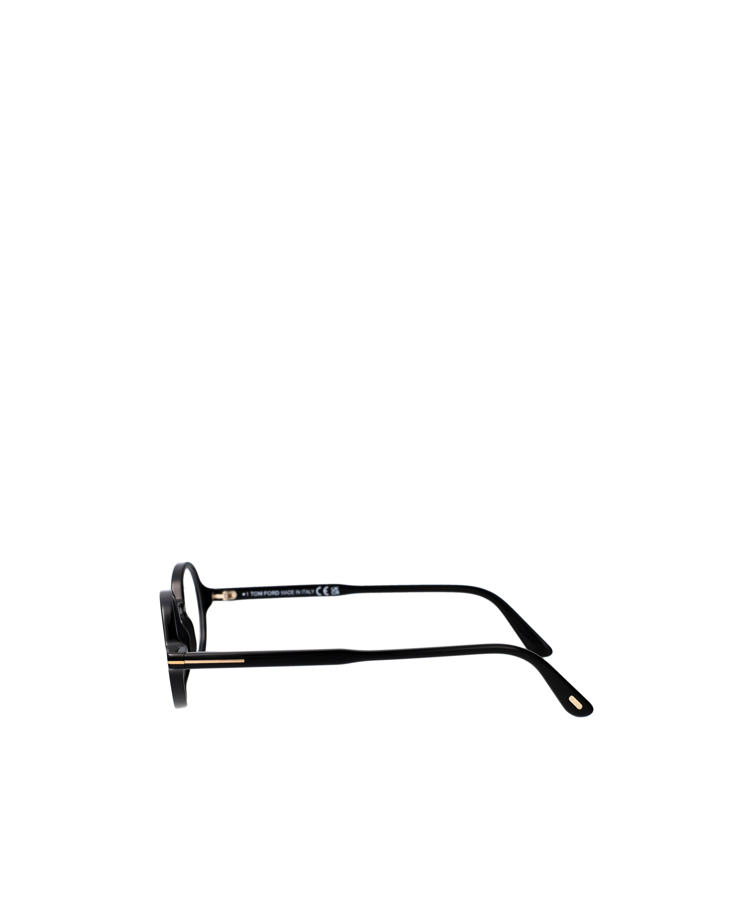 Tom Ford Eyewear Round Frame Glasses In Black