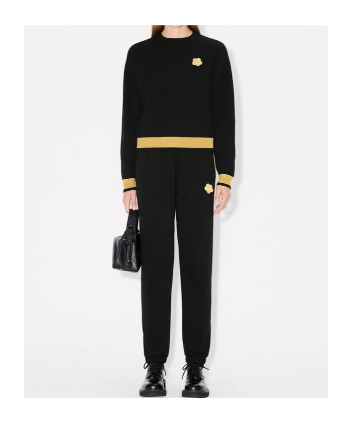 Kenzo Elastic Waist Sweatpants In Black