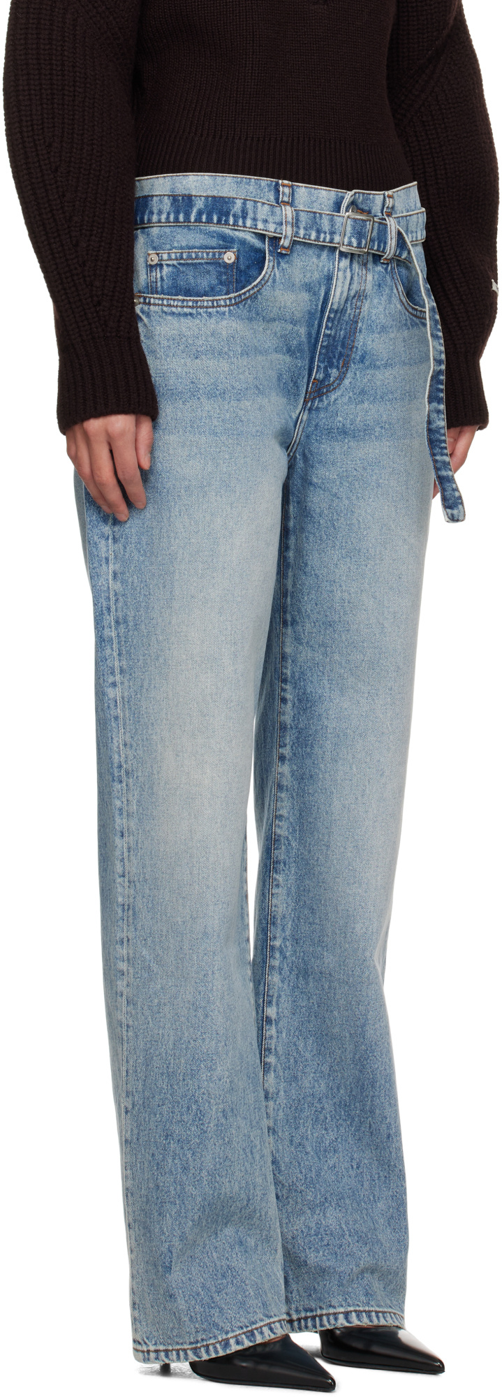 Shop Proenza Schouler Ellsworth Jeans In Blue