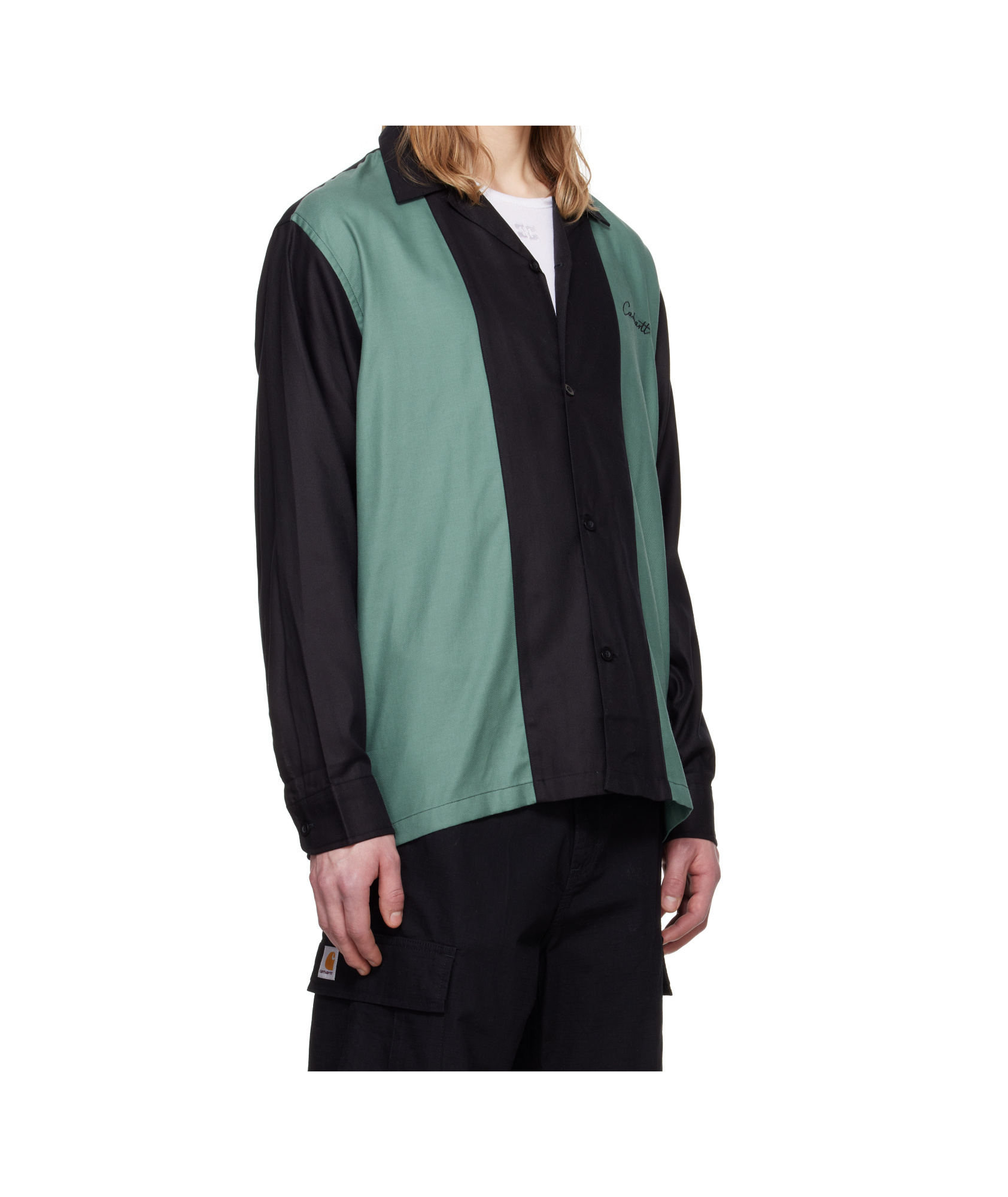 Carhartt Twill Shirt In Black