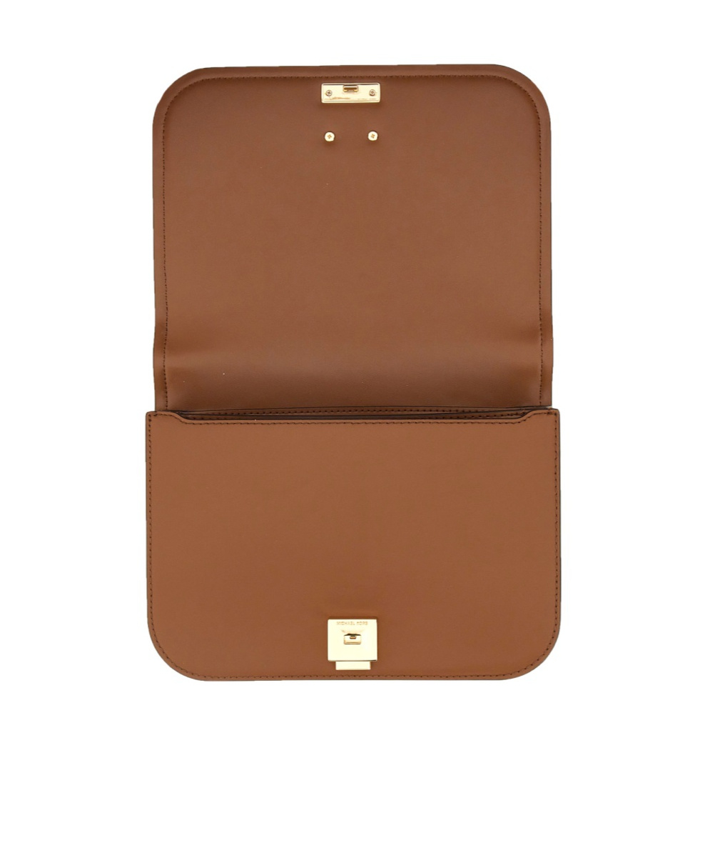 Michael Kors Michael  Delancey Medium Messenger Bag In Brown