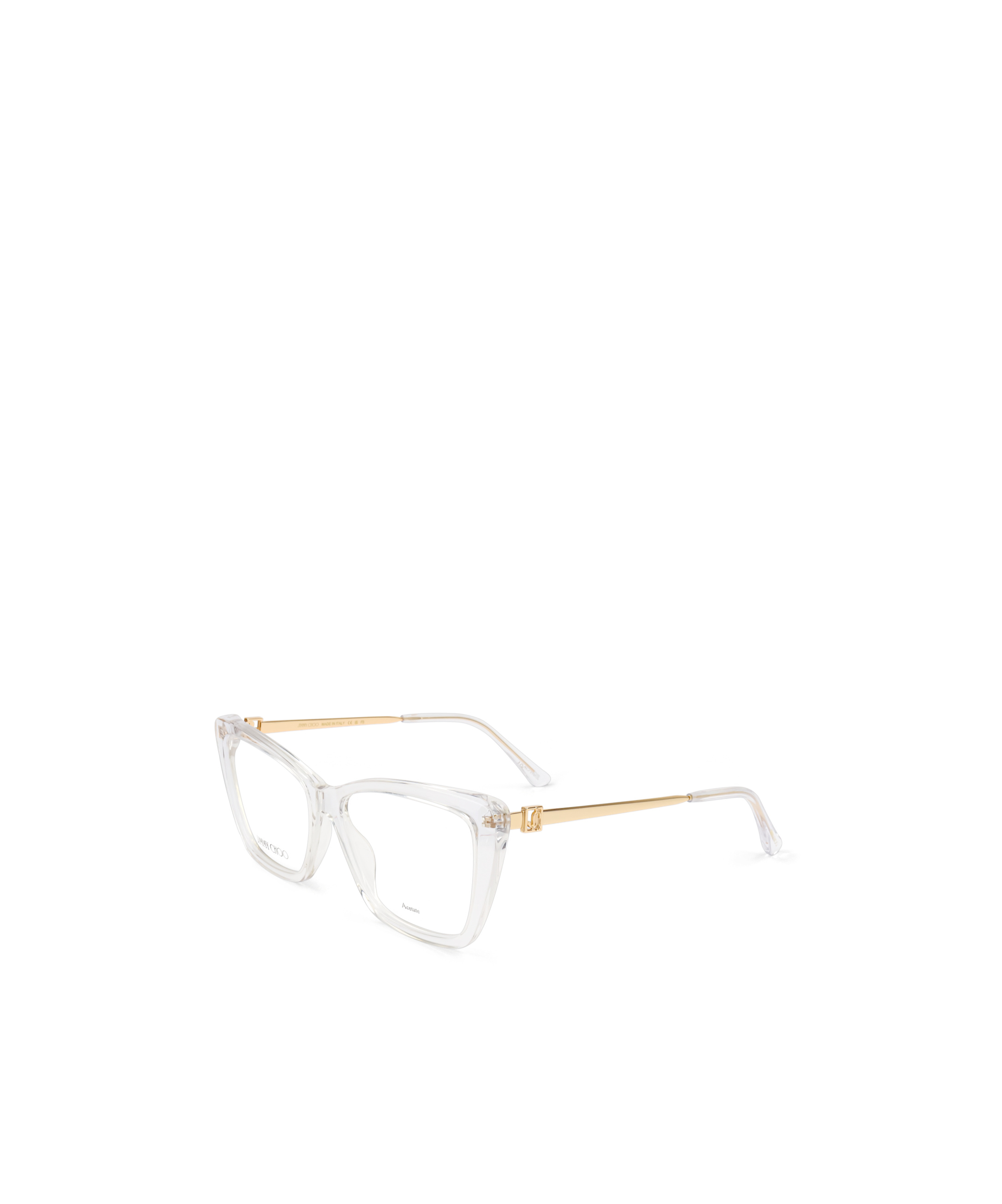 Jimmy Choo Eyewear Cat-eye Frame Glasses In White