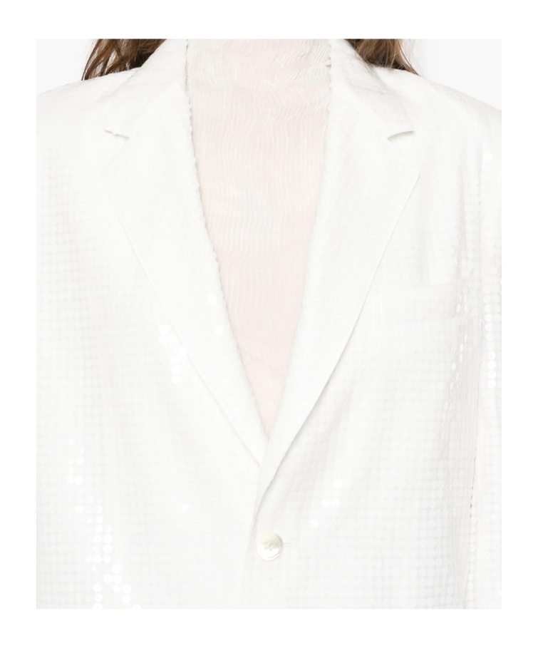 Junya Watanabe Single-breasted Jacket In Sequinned Satin