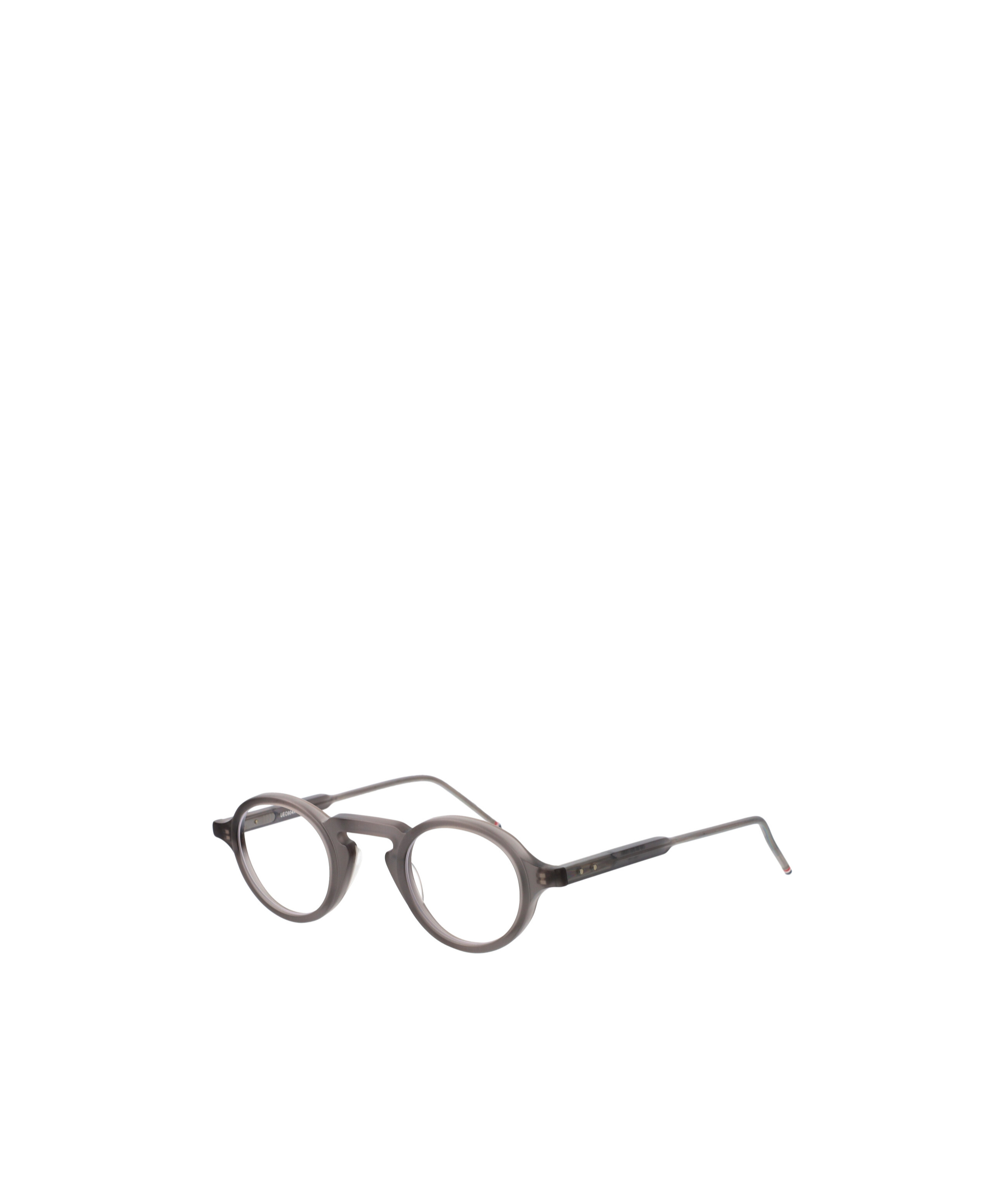 Thom Browne Circular Flat Mirror In Gray