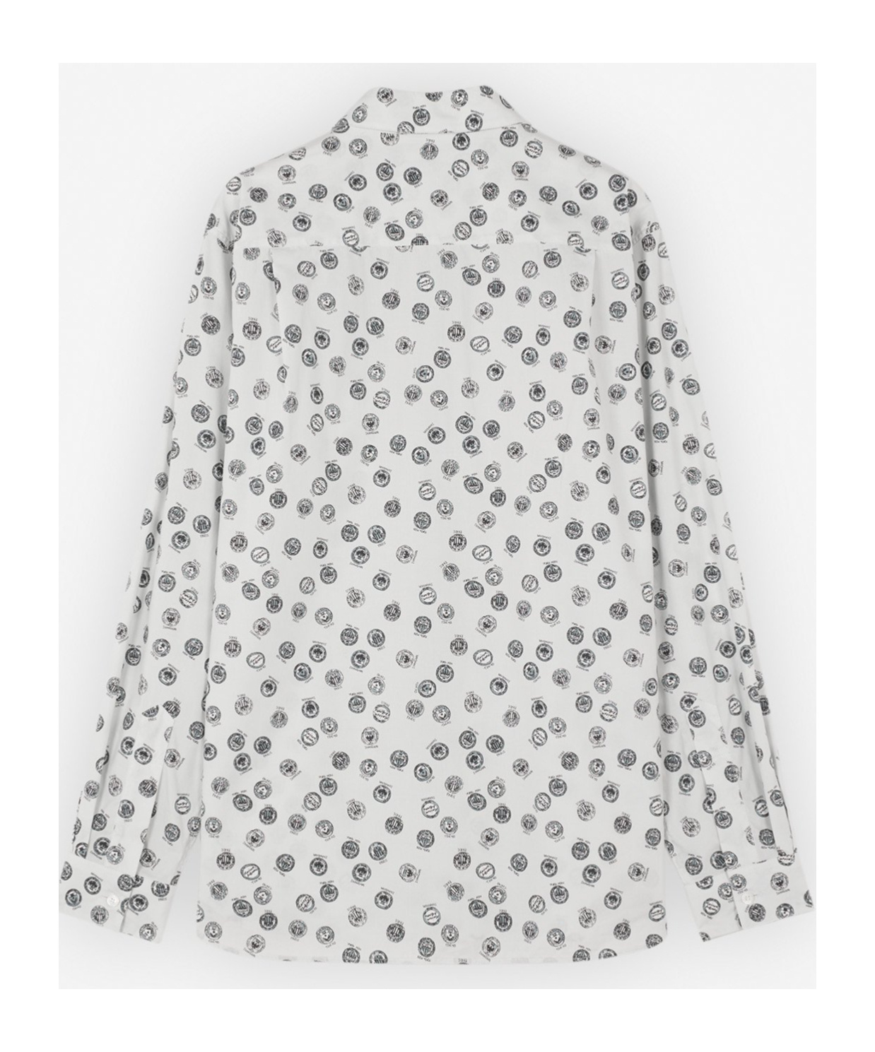 Maison Kitsuné Long-sleeved Shirt In White
