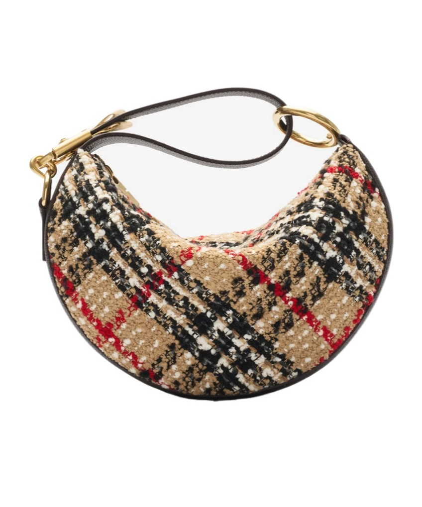Burberry Knight Arc Tote Bag In Brown