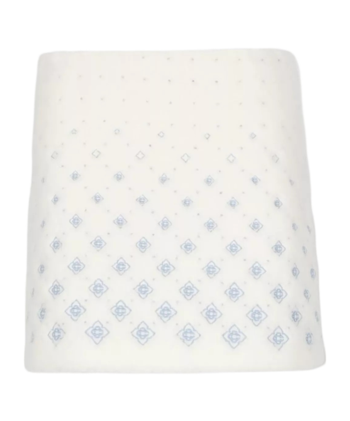 Casablanca Midi Length Skirt Logo Pattern In White