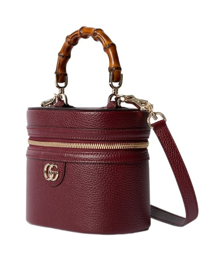 Gucci Mini Bamboo Shoulder Backpack In Brown