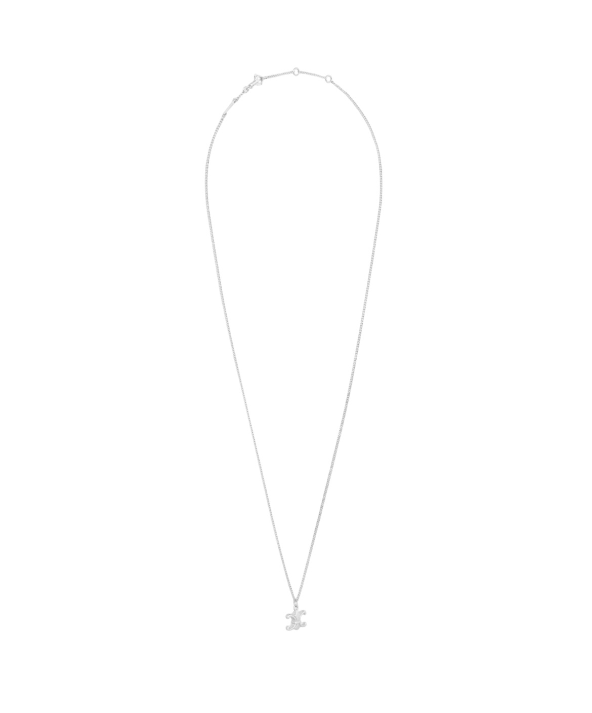 Celine Pendant Necklace In White