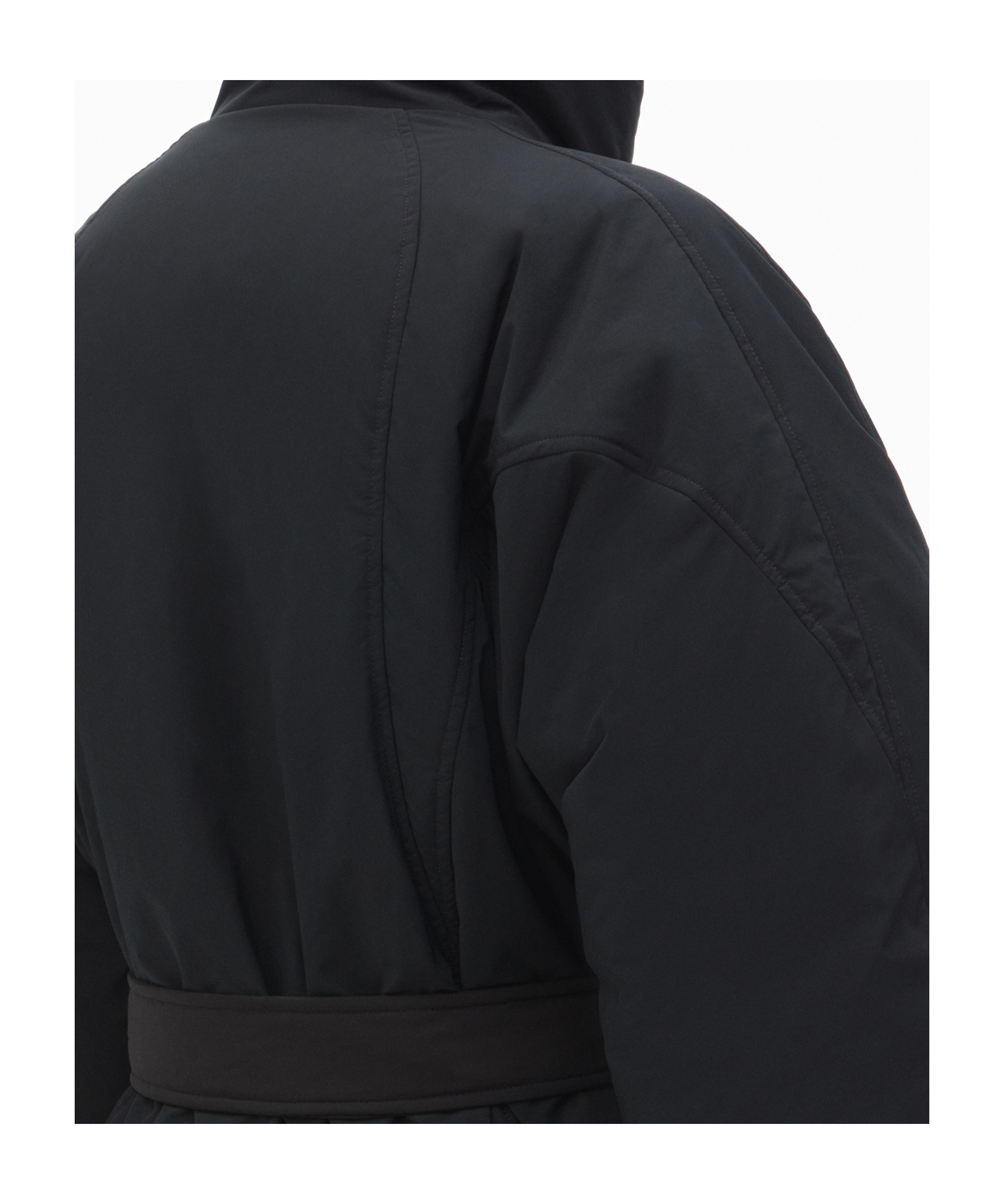 Alexander Wang Decorative Filled Down Jacket In Black