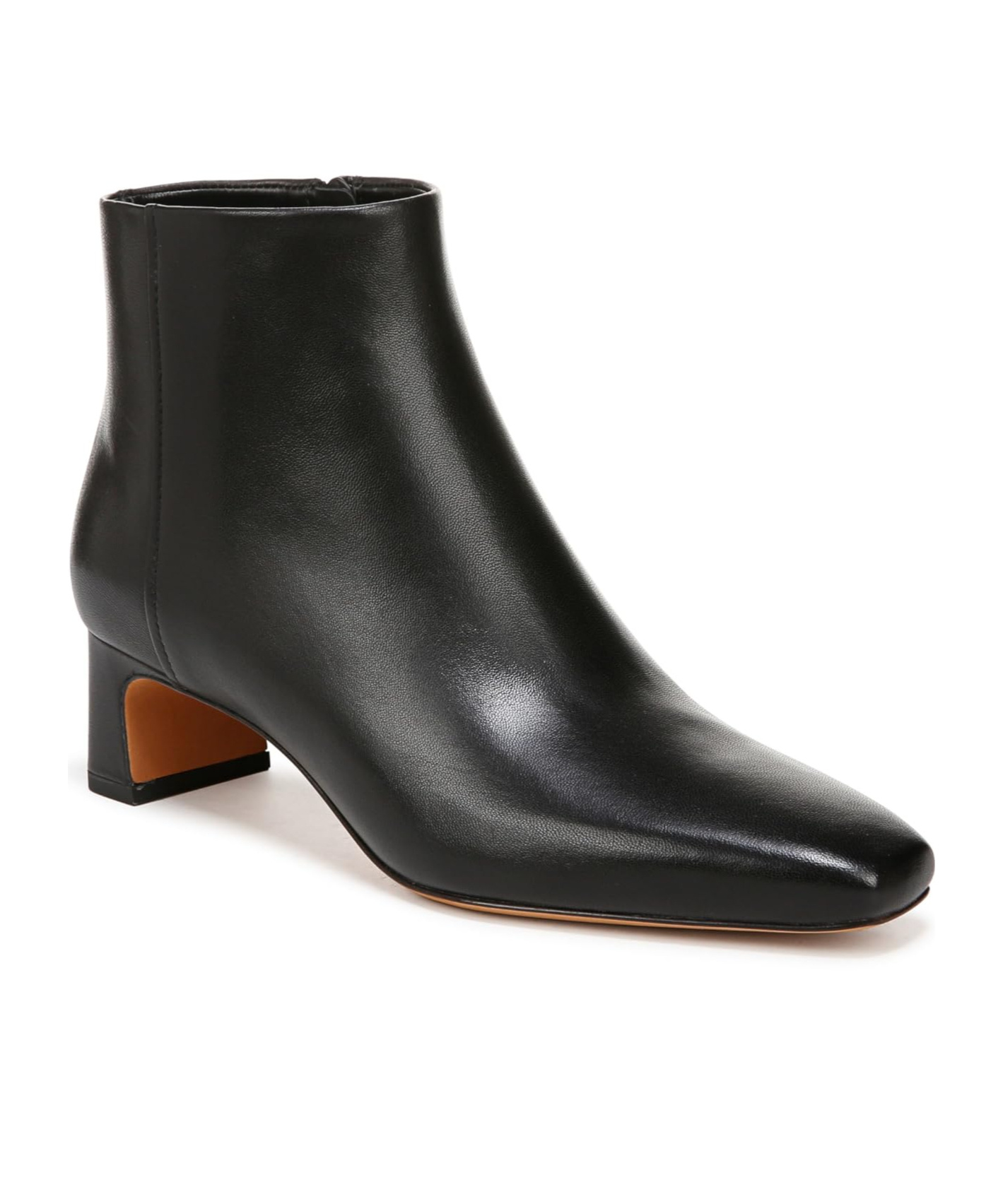 VINCE ZIPPERED SHORT BOOTS