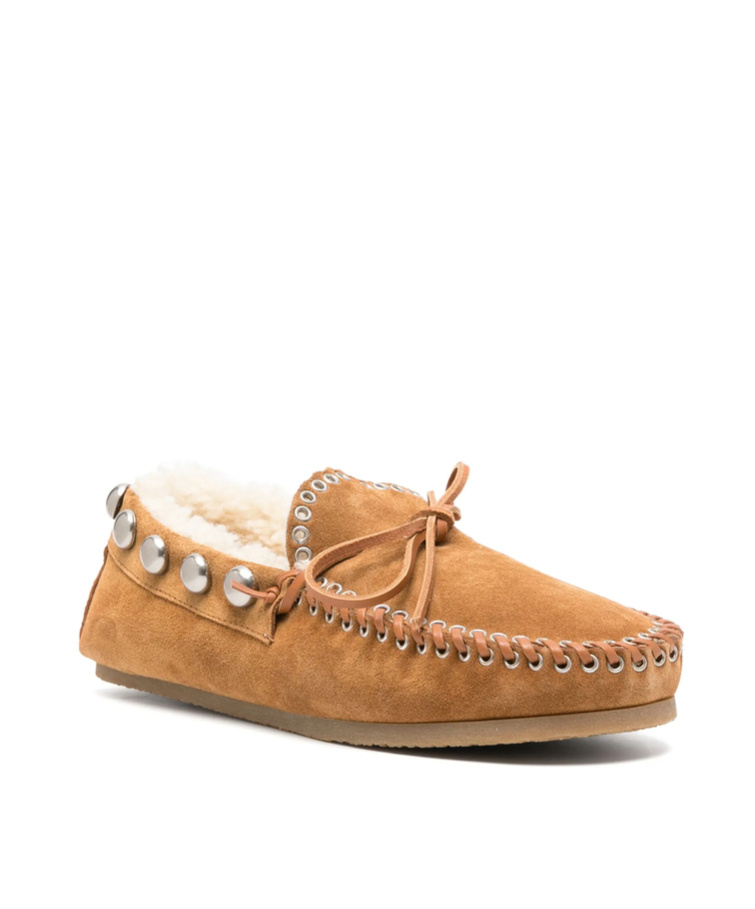 Isabel Marant Lace-up Loafer Studded Detail